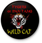 printfashion WILD CAT - Kitűző, hűtőmágnes - Fekete (3103601)