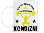 printfashion El kell mennem kondizni - Bögre - Fehér (8953236)