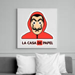 printfashion LA CASA DE PAPEL - Vászonkép - Fehér (6636605)