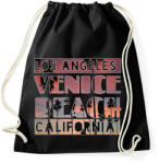 printfashion los angeles venice beach california - Sportzsák, Tornazsák - Fekete (4392815)