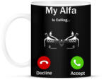 printfashion Alfa Romeo hív - Bögre - Fekete (11378136)