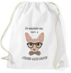 printfashion Úri macskám van 2 - Sportzsák, Tornazsák - Fehér (6305997)