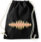printfashion Hanghullám - Sportzsák, Tornazsák - Fekete (6581936)
