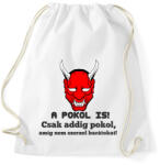 printfashion a pokol is! - Sportzsák, Tornazsák - Fehér (2087537)
