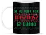printfashion ALL I WANT FOR CHRISTMAS IS YOU 2 - Bögre - Fekete (9953528)