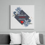 printfashion Legszebb nők január - Vászonkép - Fehér (6632474)