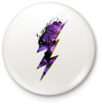 printfashion Thunderwolf - Kitűző, hűtőmágnes - Fehér (3074836)