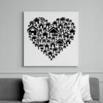 printfashion Otthon - Vászonkép - Fehér (6620602)