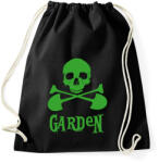 printfashion garden skull - Sportzsák, Tornazsák - Fekete (1713415)