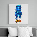 printfashion Stumble guys - Dynamitron - Vászonkép - Fehér (15313255)