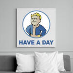 printfashion Have a day - Vászonkép - Fehér (6622424)