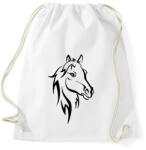 printfashion Ló - Sportzsák, Tornazsák - Fehér (2705094)