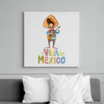 printfashion Viva Mexico_ - Vászonkép - Fehér (6634376)