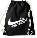 printfashion Just farm it - Sportzsák, Tornazsák - Fekete (885025)