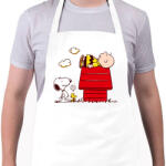 printfashion Snoopy and Charlie - Kötény - Fehér (4909122)