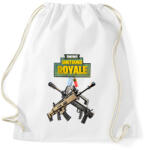 printfashion Scar Weapon Fortnite - Sportzsák, Tornazsák - Fehér (2440006)
