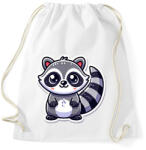 printfashion Cuki Mosómaci - Sportzsák, Tornazsák - Fehér (16712602)
