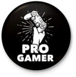 printfashion Pro Gamer - Kitűző, hűtőmágnes - Fekete (5258624)