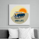 printfashion Van life 1 - Vászonkép - Fehér (6637727)