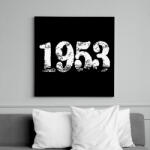 printfashion 1953 - Vászonkép - Fekete (6661749)