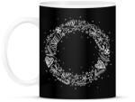 printfashion Fehér koszorú - Bögre - Fekete (5775116)