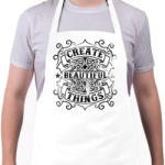 printfashion Alkoss csodás dolgokat! - Kötény - Fehér (4900067)