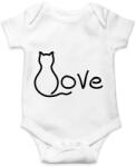 printfashion Macska szerelem - Baba Body - Fehér (2949834)