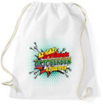 printfashion A szuperhősök októberben születtek - Sportzsák, Tornazsák - Fehér (2139597)