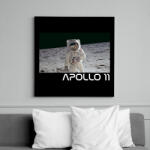 printfashion Apollo 11 - Vászonkép - Fekete (6654723)
