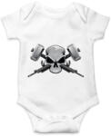 printfashion Skull and weapons - Baba Body - Fehér (1330879)