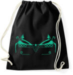 printfashion Alfa Romeo 159 türkiz - Sportzsák, Tornazsák - Fekete (13029057)
