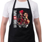 printfashion La Casa de Papel - Kötény - Fekete (4938700)