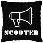 printfashion SCOOTER - Párnahuzat, Díszpárnahuzat - Fekete (11376819)