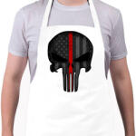 printfashion punisher - Kötény - Fehér (4907318)