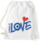 printfashion Görög rajongó - Greece Love - Sportzsák, Tornazsák - Fehér (4339863)