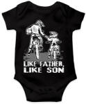 printfashion Motocross Family - Baba Body - Fekete (2637433)