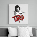 printfashion La casa de papel - Tokio - Vászonkép - Fehér (6635880)