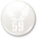 printfashion 59wh. png - Kitűző, hűtőmágnes - Fehér (3075426)