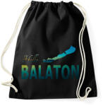 printfashion hello balaton - Sportzsák, Tornazsák - Fekete (13934654)