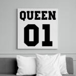 printfashion Queen - Vászonkép - Fehér (6622708)