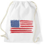 printfashion Egyesült Államok A szleng - Sportzsák, Tornazsák - Fehér (4651071)
