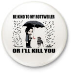 printfashion John Wick roti - Kitűző, hűtőmágnes - Fehér (12570749)