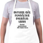 printfashion Egyszer már próbáltam normális lenni. . . - Kötény - Fehér (16605592)