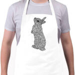 printfashion Nyuszi - Kötény - Fehér (13261079)