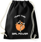 printfashion MUAY THAI - Sportzsák, Tornazsák - Fekete (9466256)