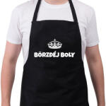 printfashion BIRTHDAY BOY - Kötény - Fekete (10028841)