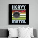 printfashion Heavy metal - Vászonkép - Fekete (7553161)