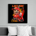 printfashion Charles Leclerc Forma 1 - Vászonkép - Fekete (13283445)