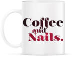 printfashion Coffee and nails. - Bögre - Fehér (10979736)