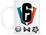 printfashion Rainbow Six - Bögre - Fehér (1728629)